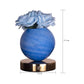 Blue Dreamy Rose Planet Lamp Night Light - Elegant 21cm USB-Charged 3-Color Touch Dimming Decor Gift