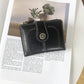 Black Vintage PU Leather Women&