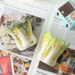 2 Pcs Dark Green Premium Ceramic Cabbage Makeup Brush Holder - Elegant 10.5cm High-End Desktop Organizer