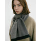 Green Luxury Striped Suede-Feel Scarf - Soft and Warm for All Seasons