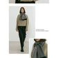 Green Luxury Striped Suede-Feel Scarf - Soft and Warm for All Seasons
