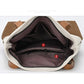 Beige And Brown Canvas Tote Bag for Women - Multi-Use Shoulder Handbag & Backpack, Large Capacity, 30x10x40cm