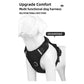 Size XL Black Reflective No-Pull Dog Harness - Adjustable & Durable for Large Breeds, Anti-Escape Design