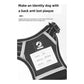 Size XL Black Reflective No-Pull Dog Harness - Adjustable & Durable for Large Breeds, Anti-Escape Design