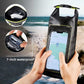 Orange 2L Waterproof Phone Pouch - Multi-Functional PVC Dry Bag for Swimming and Water Activities
