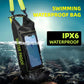 Pink 2L Waterproof Phone Pouch - Multi-Functional PVC Dry Bag for Swimming and Water Activities