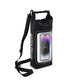 Black 2L Waterproof Phone Pouch - Multi-Functional PVC Dry Bag for Swimming and Water Activities