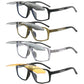 Grey Frame Gray Film Flip-Up Polarized Sports Sunglasses - Versatile Outdoor Cycling and Windproof Eyewear