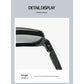 Grey Frame Gray Film Flip-Up Polarized Sports Sunglasses - Versatile Outdoor Cycling and Windproof Eyewear