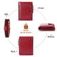 Purple Premium Genuine Leather RFID Blocking Women&