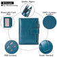 Purple Premium Genuine Leather RFID Blocking Women&