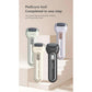 Black Electric Foot Grinder with USB Charging - Dual-Speed Callus Remover for Smooth, Exfoliated Feet