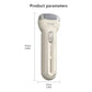 Black Electric Foot Grinder with USB Charging - Dual-Speed Callus Remover for Smooth, Exfoliated Feet