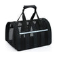 Size L Black Foldable Pet Carrier Bag - Lightweight, Breathable, and Spacious for All Seasons