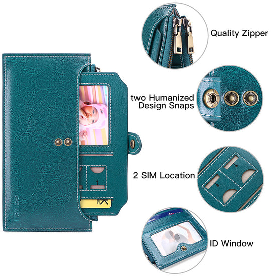 Light Blue Large Capacity Women&