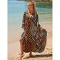 Style 2 Loose Fit Caftan Dress - Resort Style Beach Coverup for Women