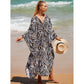 Style 3 Loose Fit Caftan Dress - Resort Style Beach Coverup for Women