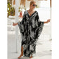 Style 6 Loose Fit Caftan Dress - Resort Style Beach Coverup for Women