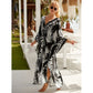 Style 6 Loose Fit Caftan Dress - Resort Style Beach Coverup for Women