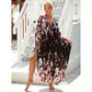Style 8 Loose Fit Caftan Dress - Resort Style Beach Coverup for Women