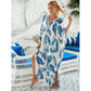 Style 9 Loose Fit Caftan Dress - Resort Style Beach Coverup for Women