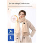 Light Pink Plaid Heated Scarf - Electric Warming Scarf, Winter Outdoor Essential (Without power bank)