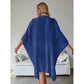 Royal Blue Summer Beach Cover-Up- Bamboo Cotton Sun Protection Cardigan