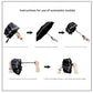 Spring Morning Gradient Automatic Folding Umbrella - Sun & Rain Protection for Women