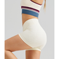 Beige Yoga Shorts - Seamless, High Waist, Tummy Control Size S