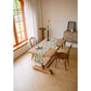 Birds & Branch Table Runner - Jacquard Woven Beige with Tassels(33X200CM)