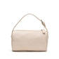 Beige Minimalist Shoulder Bag - High-End Cylindrical Design