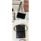 Black Minimalist Flap Shoulder Bag-Elegant Women&