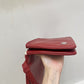 Red Minimalist Flap Shoulder Bag-Elegant Women&