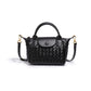 Black Woven Shoulder Bag - Stylish Dumpling Bag, Simple and Versatile Crossbody for Women