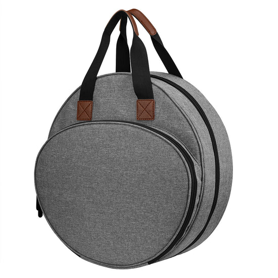 Gray Multi-Compartment Embroidery Bag - Keep Your Projects Organized