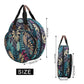 Blue leaves Multi-Compartment Embroidery Bag - Keep Your Projects Organized