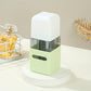 Square Green 2-Piece 4-in-1 Travel Dispenser Set-Leakproof Refillable Bottles for Toiletries