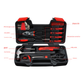 39-Piece Home Tool Kit - Red Carbon Steel Hardware Set