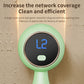 Purple Electric Lint Remover - Rechargeable Fabric Shaver with LCD Display