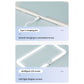 White Single button Car Sun Visor Makeup Mirror with LED Light - Tri-Color, Touch Control