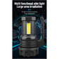 White LED Searchlight - Rechargeable Handheld Spotlight, 500m Range, Long Lasting