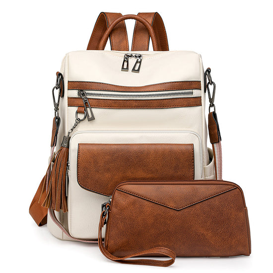White With Brown Fashionable Women&