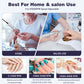 White Professional Electric Nail Drill, 45000RPM Rechargeable Nail Grinder Polisher for Salon & Home Use