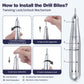 White Professional Electric Nail Drill, 45000RPM Rechargeable Nail Grinder Polisher for Salon & Home Use