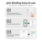 (Square Black) Mini GPS Tracker - Apple Find My Enabled, Key Finder, Wallet Locator, Anti-Theft Tag