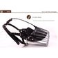 Black Metal Basket Dog Muzzle - Anti-Bite & Anti-Barking - M