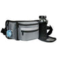 Multi-Function Dog Training Belt Bag with Water Bottle Holder - Grey
