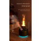 White Retro Kerosene Lamp Humidifier - Rechargeable Cool Mist Maker with Dimmable Light