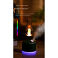 White Retro Kerosene Lamp Humidifier - Rechargeable Cool Mist Maker with Dimmable Light