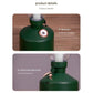 Green Retro Kerosene Lamp Humidifier - Rechargeable Cool Mist Maker with Dimmable Light